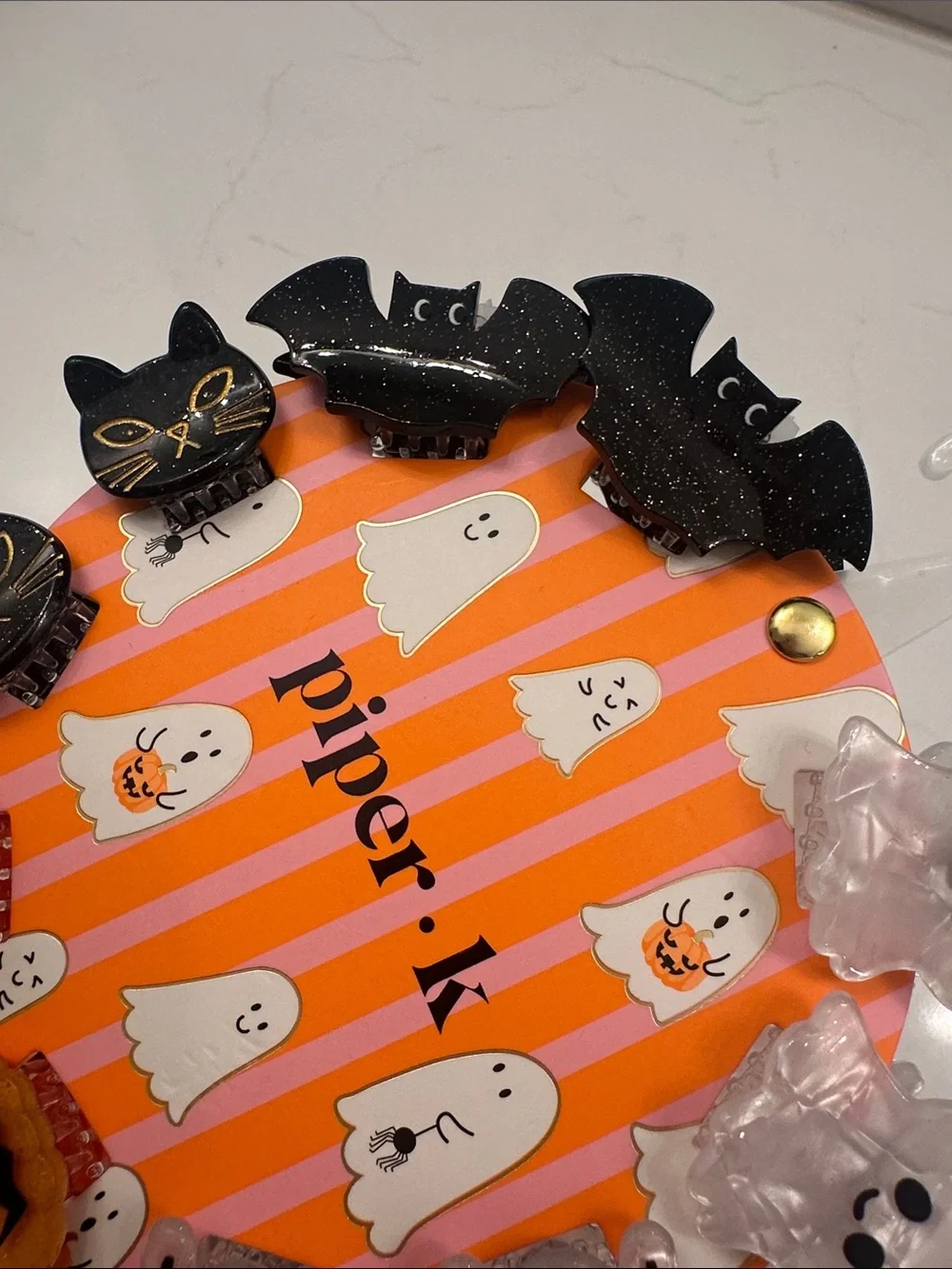 NWT Piper K Halloween Mini Hair Claw Clips Set of 10